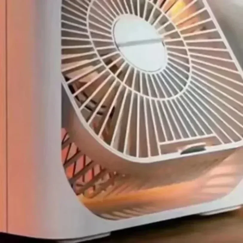 مروحة هوائية صغيرة متعددة الوظائف لسطح المكتب، مروحة رذاذ بخمسة فتحات، مبرد هواء صامت، مروحة تبريد عملية محمولة