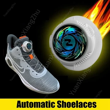 1 זוג shoelaces אוטומטי זוג נעלי ספורט סיבוב אבזם אלסטית ללא קשר מבוגרים ילדים עצלנים ללא עניבות אבזרים