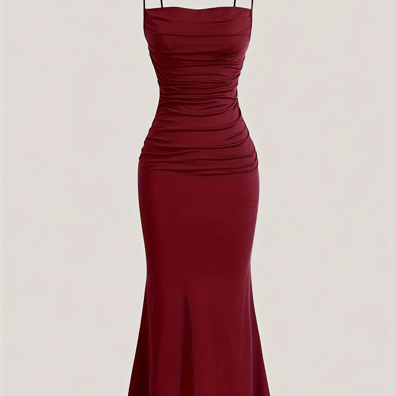 Damska sukienka na ramiączkach w jednolitym kolorze, elegancka sukienka bez rękawów na wieczorne okazje formalne, damska sukienka letnia