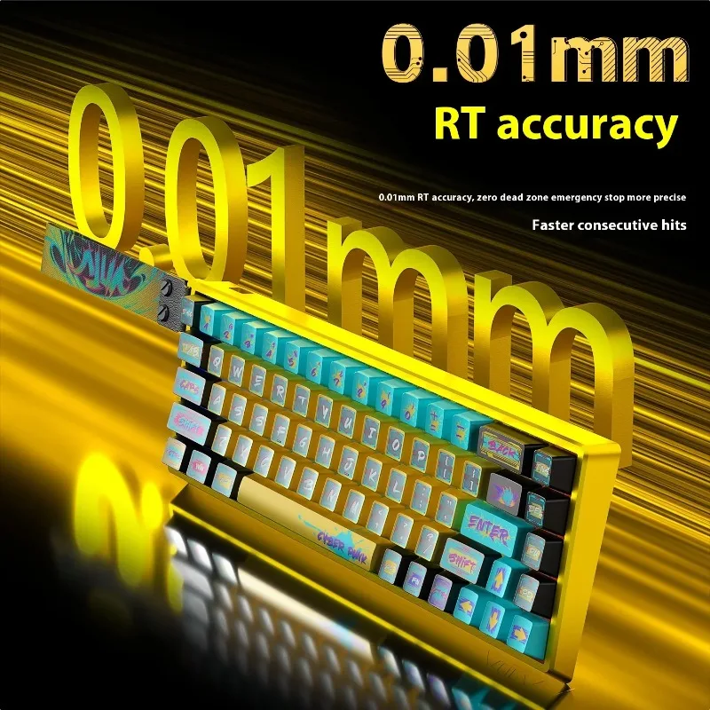 Aula WIN68HE Ultra игровая клавиатура 8K CNC RT клавиатуры из алюминиевого сплава с магнитным переключателем клавиатура с низкой задержкой для киберспорта проводная подарки