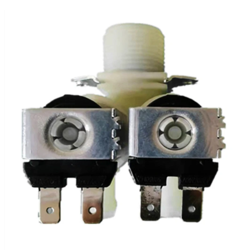 Y1UD Inlet Feed Water Solenoid Valves with One-In Two-Out Function Quick Connect Normally Closed Suitable for Washing Machine