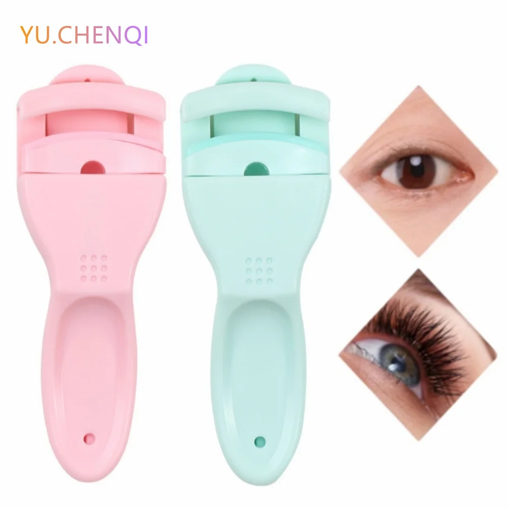 Eyelash Curler Wide Angle Silicone Pad Tweezers Eye Clip Fashion Women Cosmetic Professional Beauty Makeup Tools