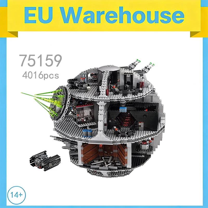 4016 Piezas de Bloques de Construcción Death Space para Decoración de Habitaciones, Ladrillos Grandes Compatibles con el Set 75159, Regalo de Navidad o Cumpleaños para Adultos