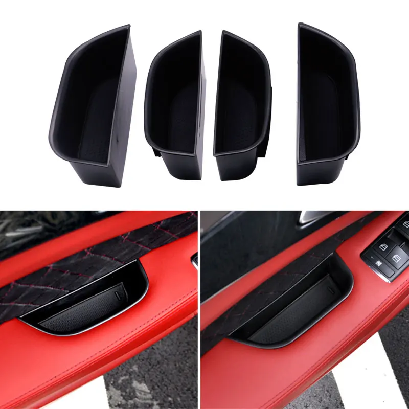 Car Interior Door Handle Armrest Storage Glove Box Container Holder For Mercedes Benz CLS Class W218 CLS 300 350 2011-2015