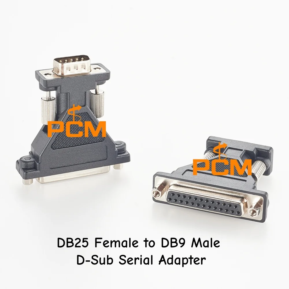 DB25-Buchse auf DB9-Stecker RS232 D-Sub Serieller Adapter Konverter Steckverbinder für PLC PC Modem POS-System Industrielle Kommunikation – Detail 1