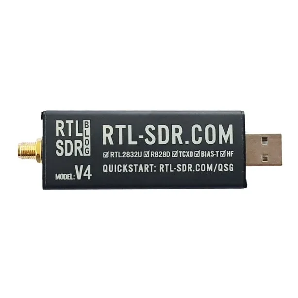 RTL-SDR Blog V4 R828D RTL2832U 1PPM Original Software Radio Receiver SDR