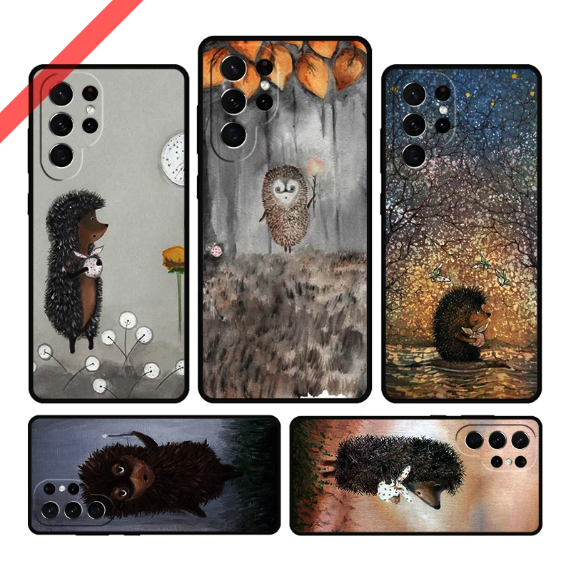 Hedgehog in the Fog Phone Case For Samsung Galaxy S20 FE S21 S10 S23 Plus S24 S22 Ultra Coque Note20 Note10 S9 S8 Cover Capa