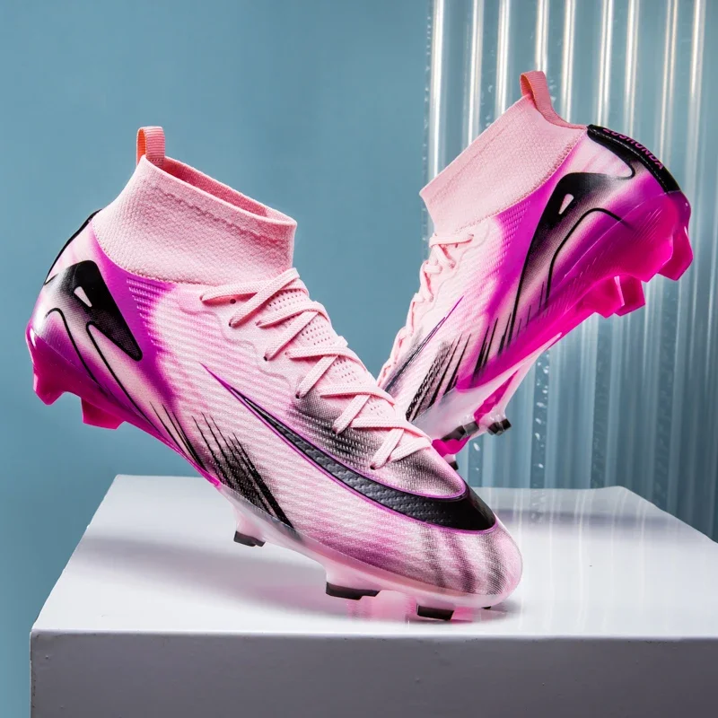 

New Soccer Shoes Cleats Men Women Studded Sport Training TF/FG Football Field Boots Society Professional Non Slip Football Shoes