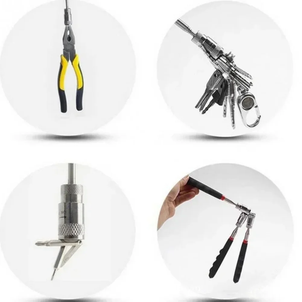Home DIY Automotive Repair Telescopic Rod Telescopic Magnetic Pickup Tool Metal Pick Up Magnetic Tip Extendable Length