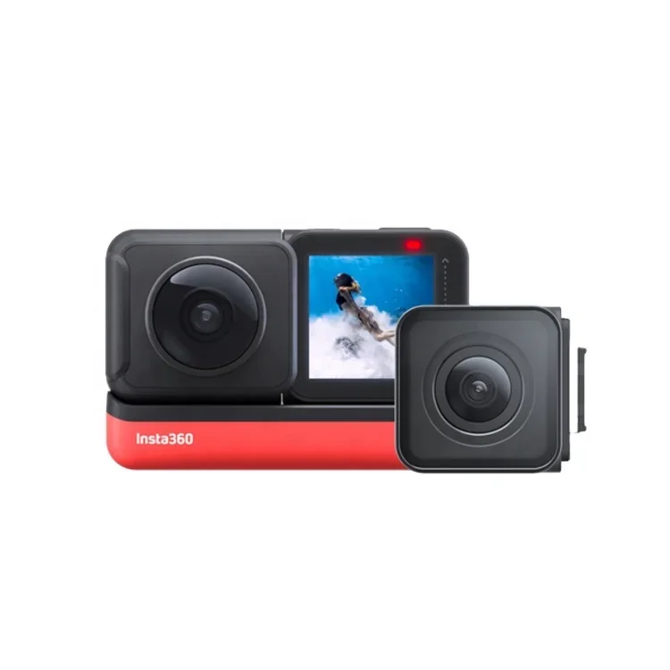 Mini action camera Insta360 ONE R dual camera with low