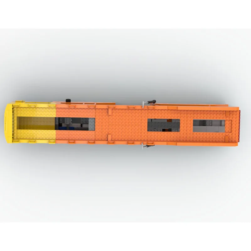 

MOC-235511 Новый городской небольшой транспортный прицеп, модель строительного блока, 706 шт., строительный блок на день рождения для мальчиков и детей, игрушка в подарок