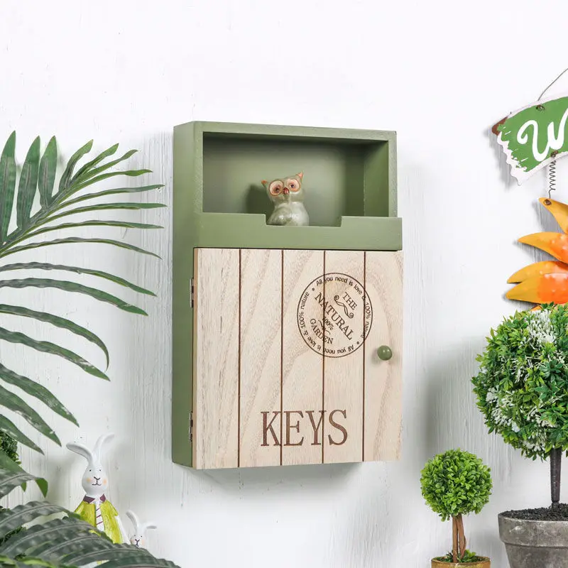 Multifunctional New Keys' Box Storage Rack Dormitory Indoor Entrance Foyer Wall-Mounted on the Wall Wall Decoration