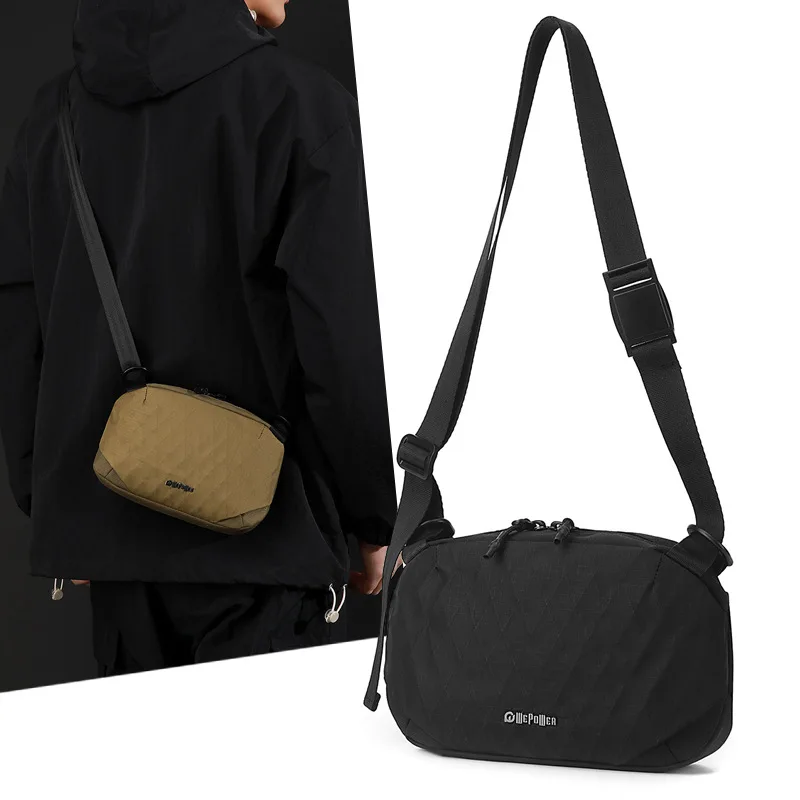 

Мини-сумка мужская холщовая через плечо для телефона 2026, маленькая корейская модная сумка-мессенджер, кроссбоди для мужчин и подростков, подарки для мужчин