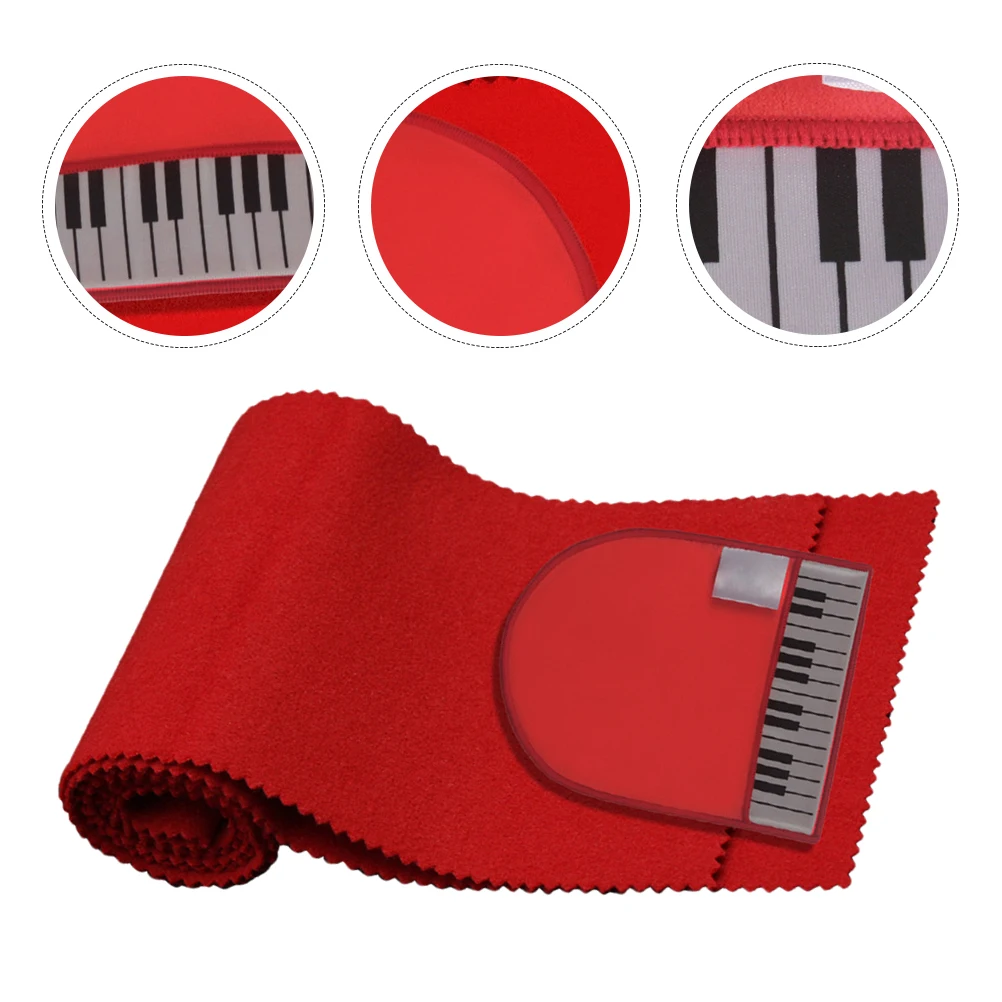 

Piano Keyboard Cover Glove Set Superfine Fiber Cloth Air Musical Covers Protector for Accessories