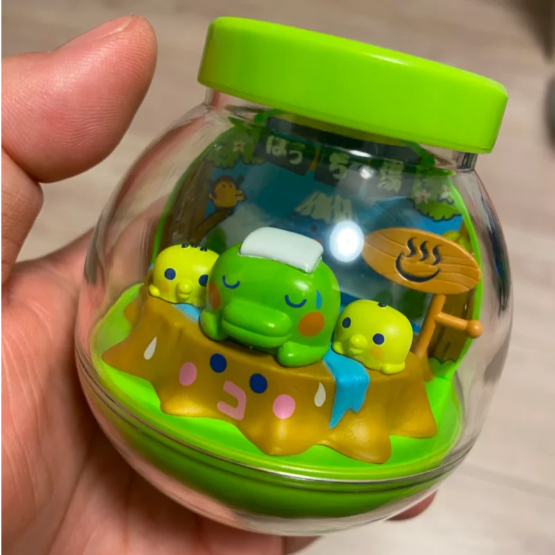 

In Stock Genuine Bandai Tamagotchi Gashapon Miniature Bottle Scene Anime Figures Collectible Desktop Ornament Model Toys Gift