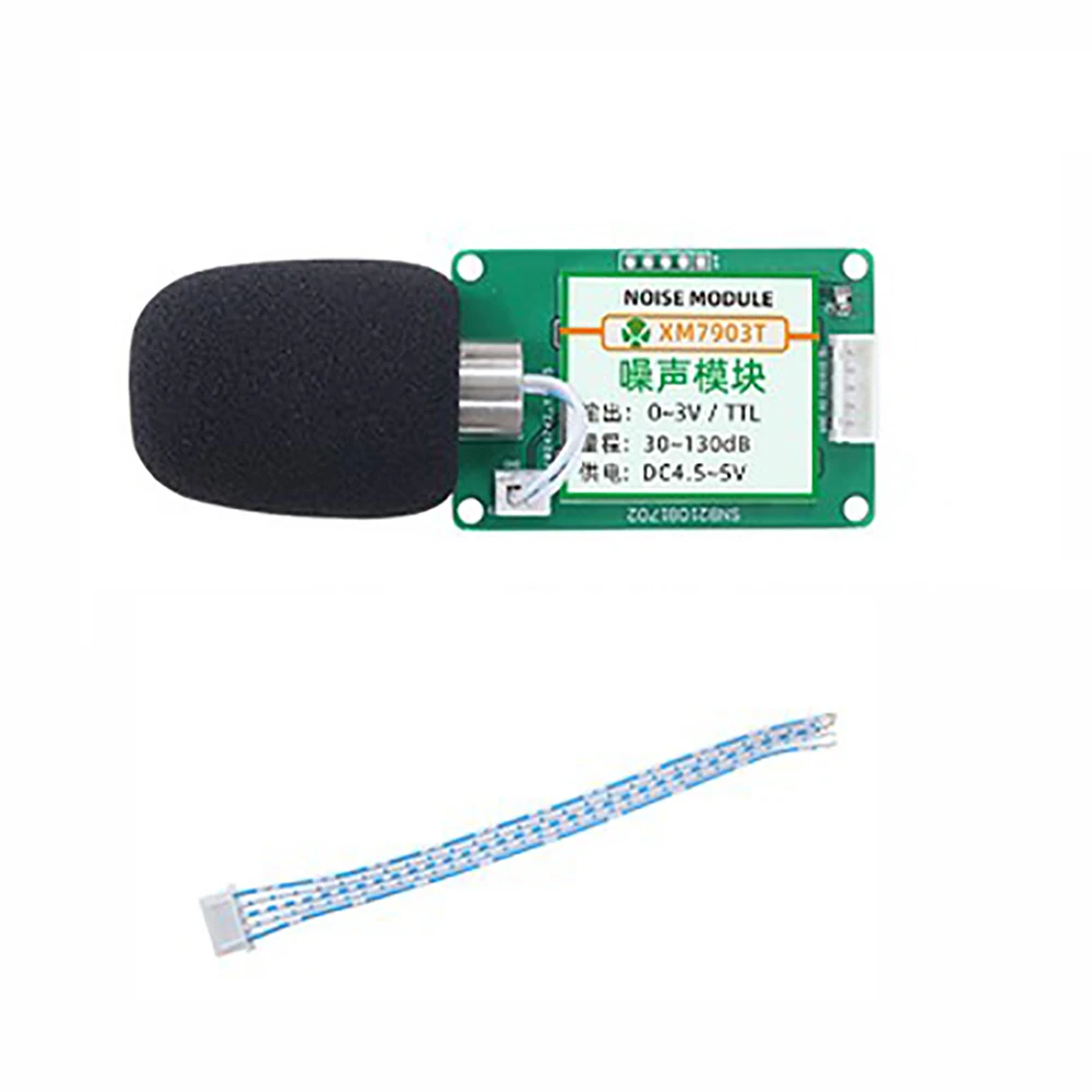 Imagem -02 - Módulo de Detecção de Ruído Xm7903 Sensor de Ruído Rs485 03v Ttl Testador de Alta Precisão Teste Industrial de Medidor de Decibéis de Som