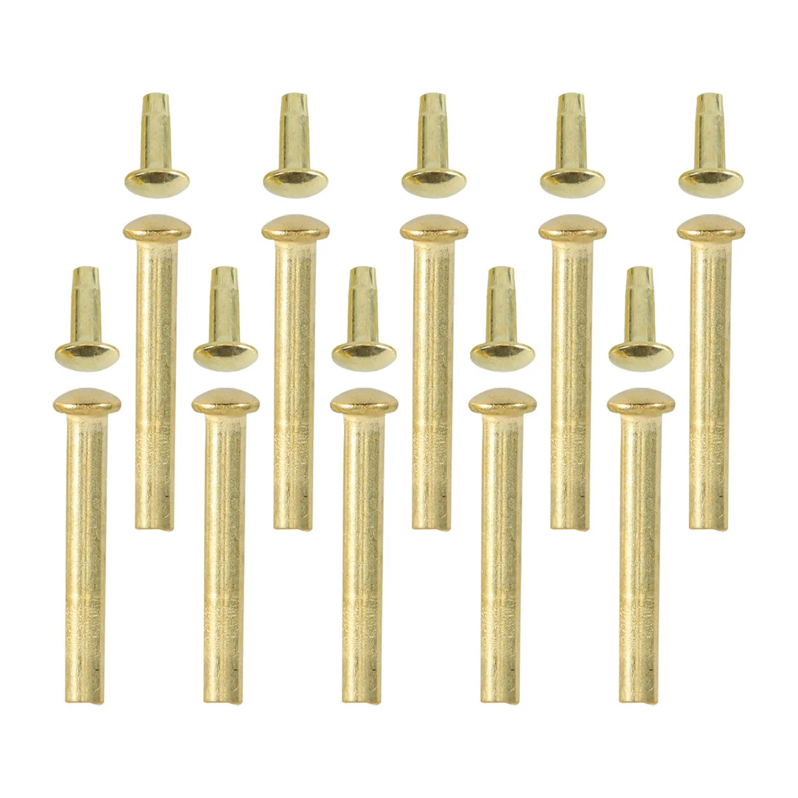 

10 set Fan Nails For Folding Fans Stainless Steel Shaft Rivets Handheld Fan Repairing Kit Diy Crafting Accessory Fasteners