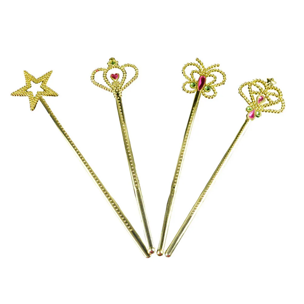 

6 шт. пентаграмма фея детские аксессуары для вечеринок принцесса золотые палочки