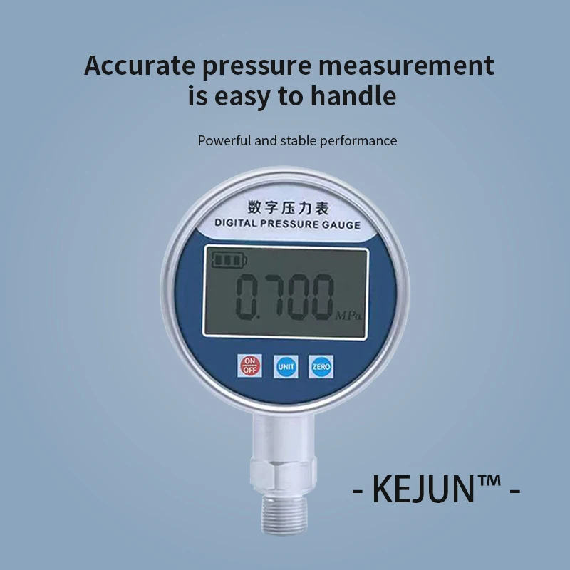 Precisão Manômetro Lcd Manômetro 0100mpa Digital Tire Air Pressure Gauge 100 mm Dial Alta