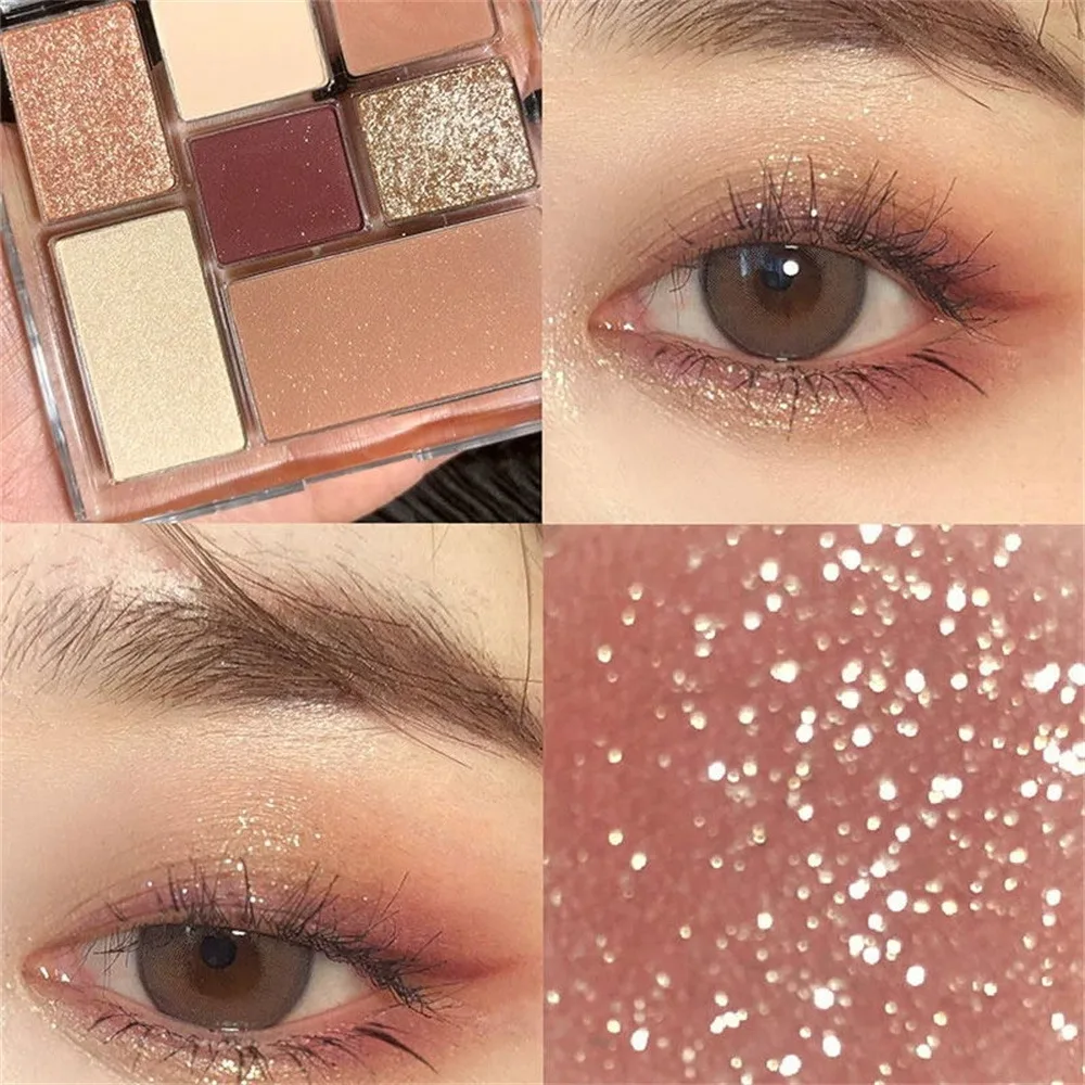 Paleta De Sombra De Glitter De Longa Duração, Seja Fácil De Transportar A Especificação Normal, Multicolor