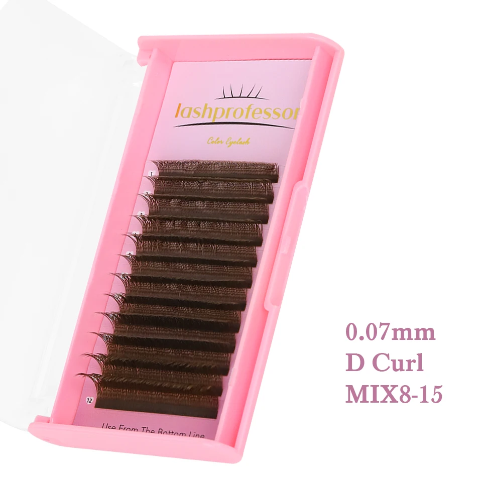 LASHPROFESSOR Black Brown YY Lashes Brasileiro Premade Volume Eyelashes Extension Natural Makeup Net Cross Blooming False Lashes