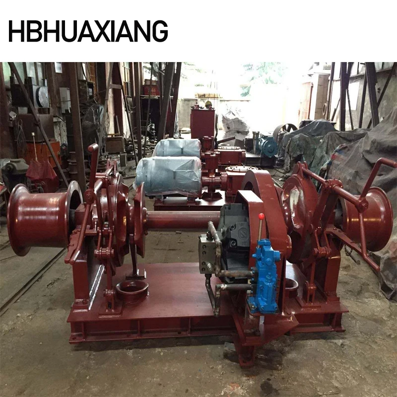 high quality marine Electric hydraulic pressure horizontal Double chain wheel Windlass