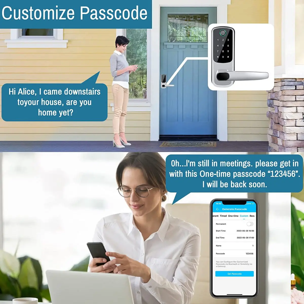 Wi-Fi smart fingerprint door lock product image 7