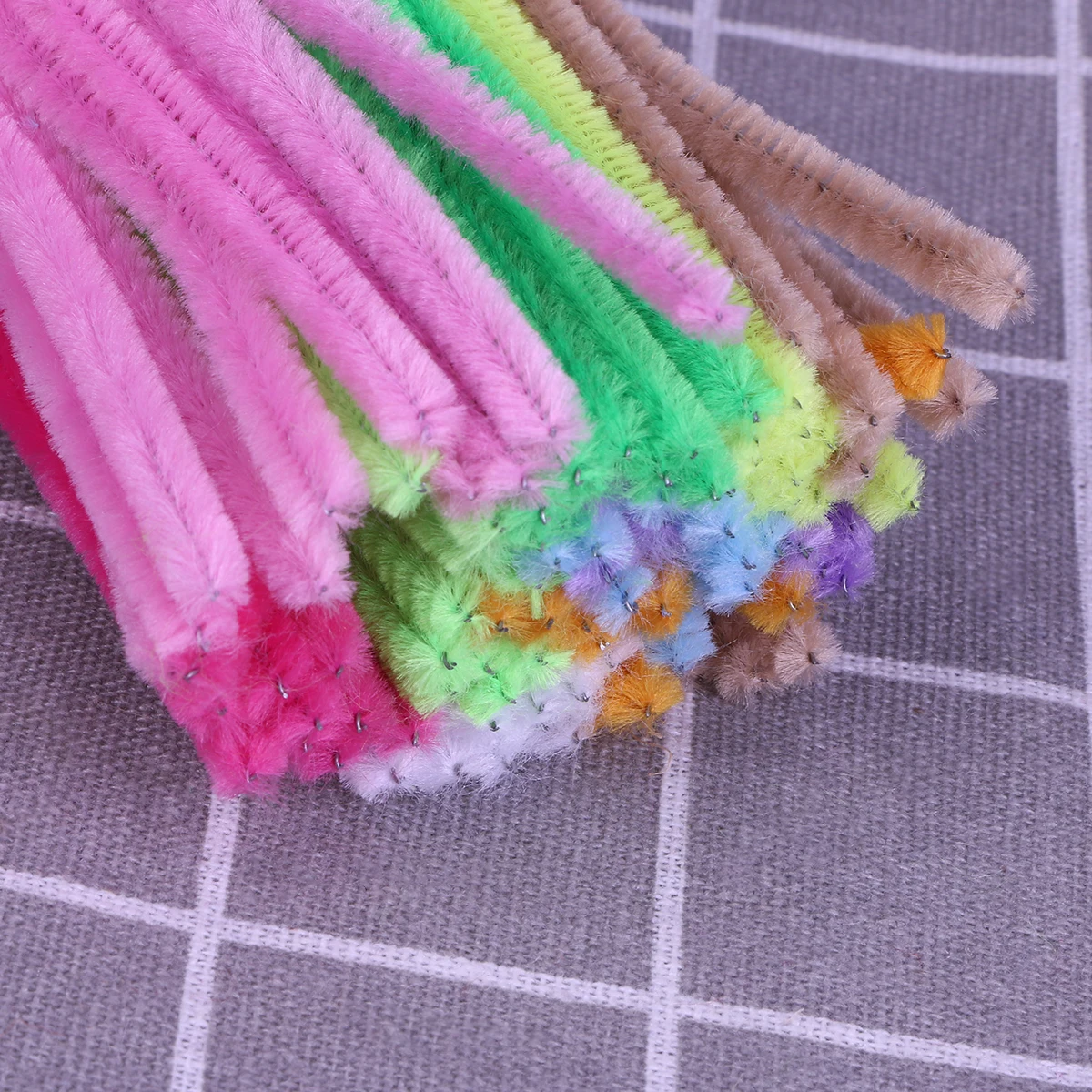 200 قطعة منظفات الأنابيب الملونة لتقوم بها بنفسك العصي أشكال بناء مرنة للأطفال تطوير الخيال الحرف الفنية الديكور