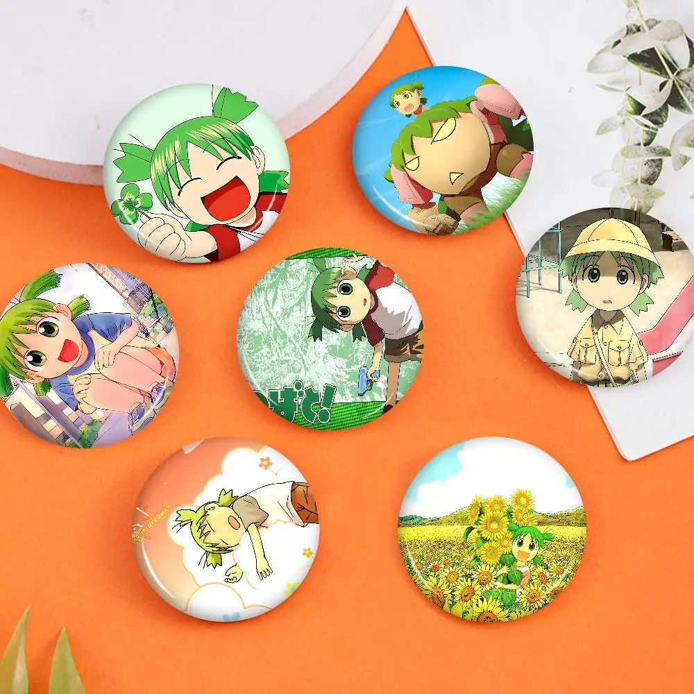 Anime Y-Yotsuba Sweet New  Brooches Soft Button Pin Funny Silly Gnarpy on A Skateboard Meme Badge Gamer Collection Gifts