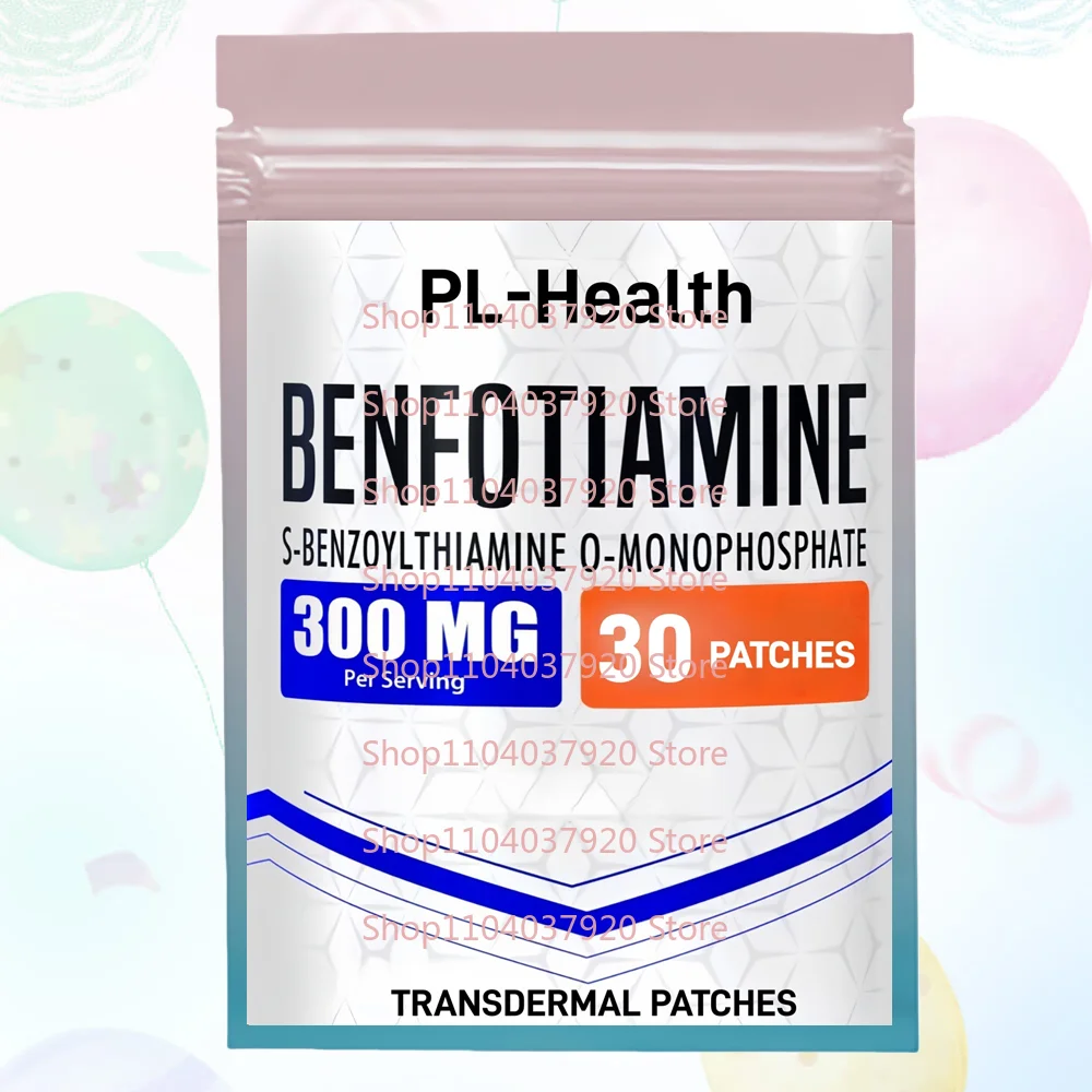 30 Patches Benfotiamine Transdermal Patches Enhanced Absorption Supports Overall Health Increased Bioavailability