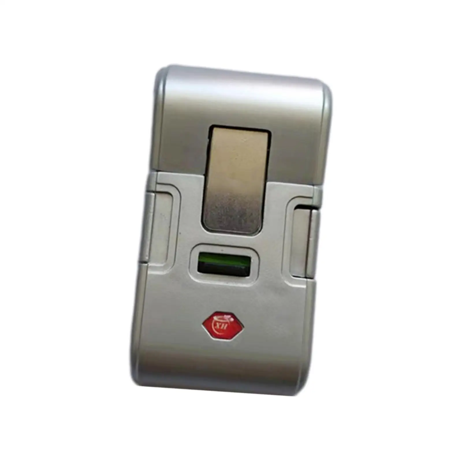 Suitcase Lock Hasp Silver Keyless Buckle Plastic Safety Lock Luggage Accessory for Travel Suitcases
