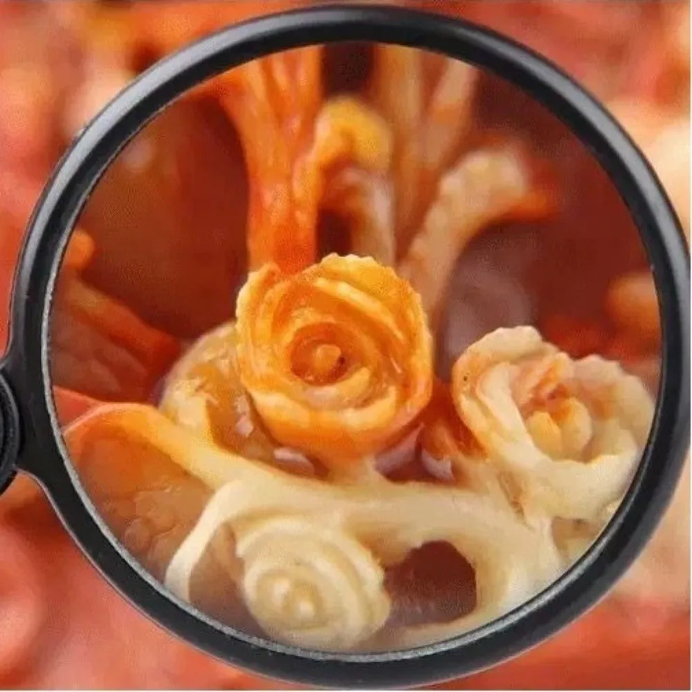 

Portable 50/60/70mm Small Magnifying Glasses Leather Protective Case Handheld Pocket Magnifier Mini Magnify Glass Reading