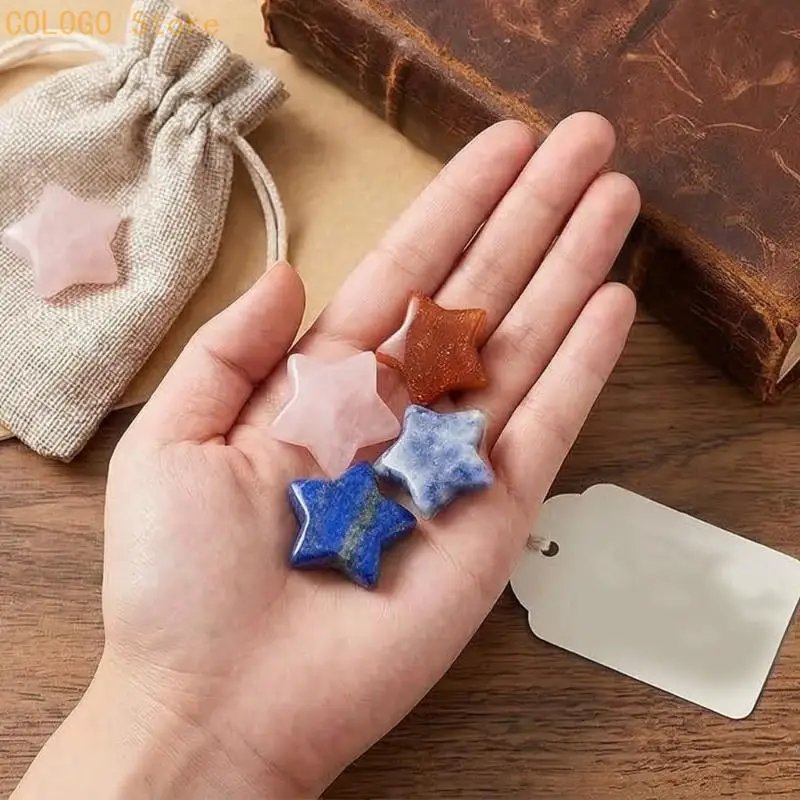 20Pcs Miniature Star Ornament For Living Room Decoration Handmade Art Craft D0LD