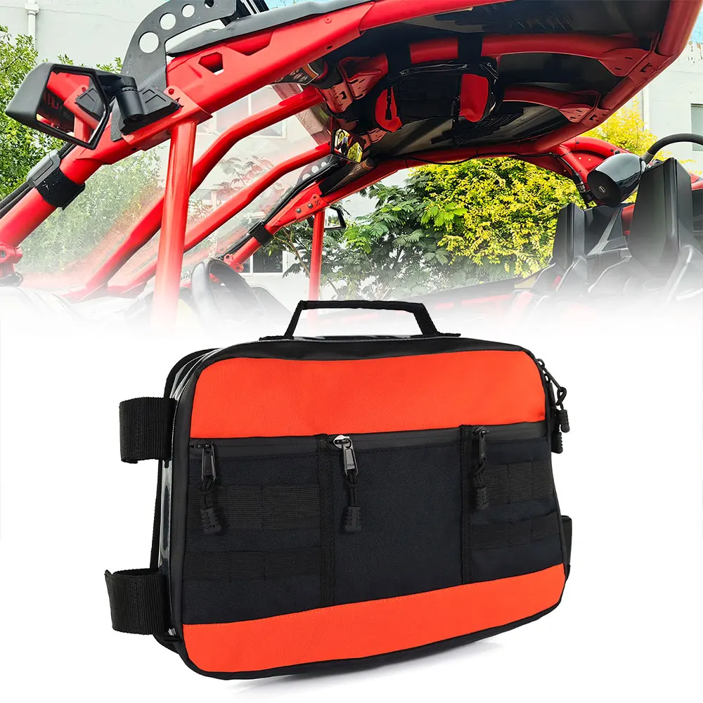 

UTV Motorcycle Overhead Storage Bag Roof Tent Bag For Can Am Maverick X3 Turbo/R X DS Turbo R X MR Turbo MAX Turbo/R X DS Turbo