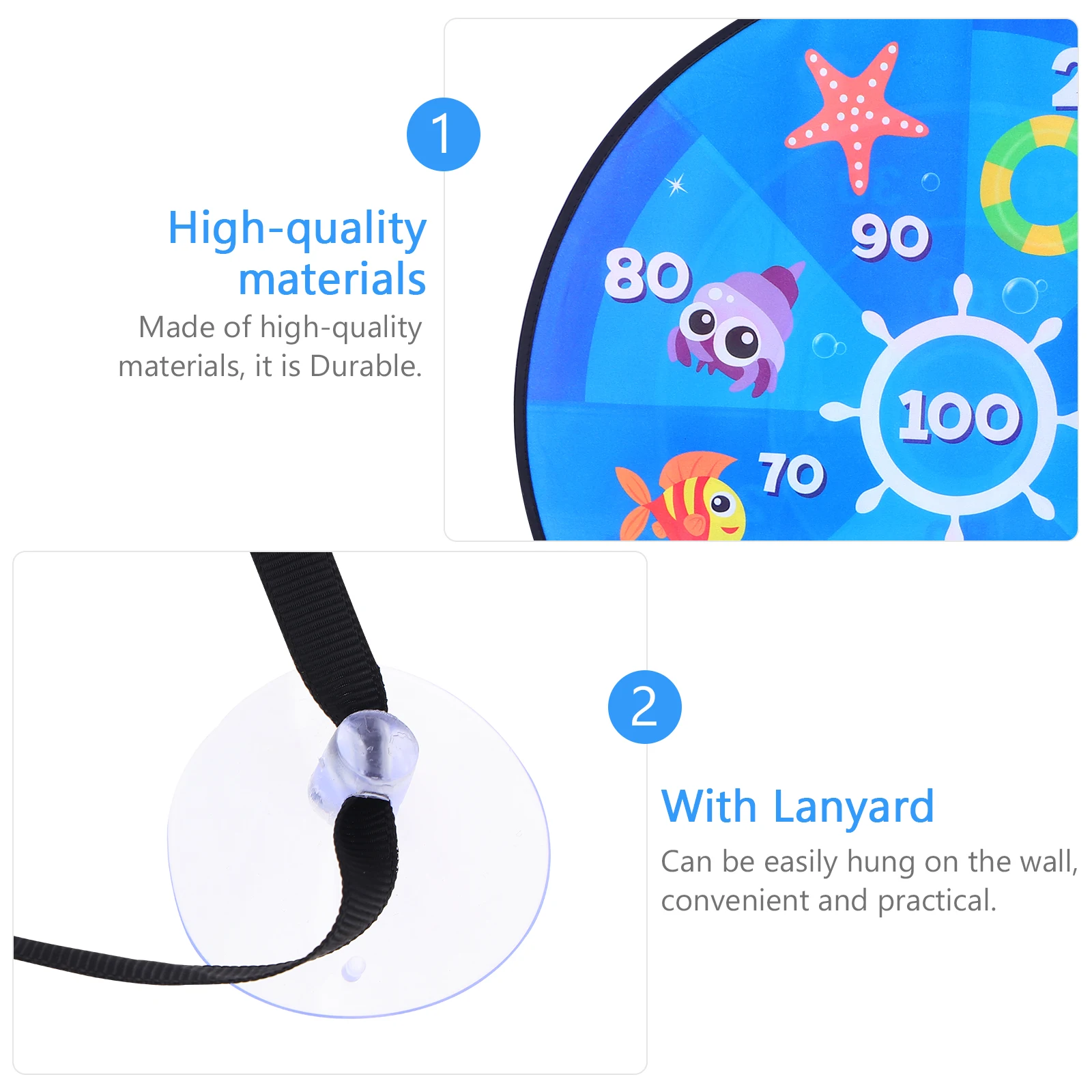 

Double-sided Target Throwing Plate Kids Toy Outdoor Toys for Board Educational Hanging Children Ball