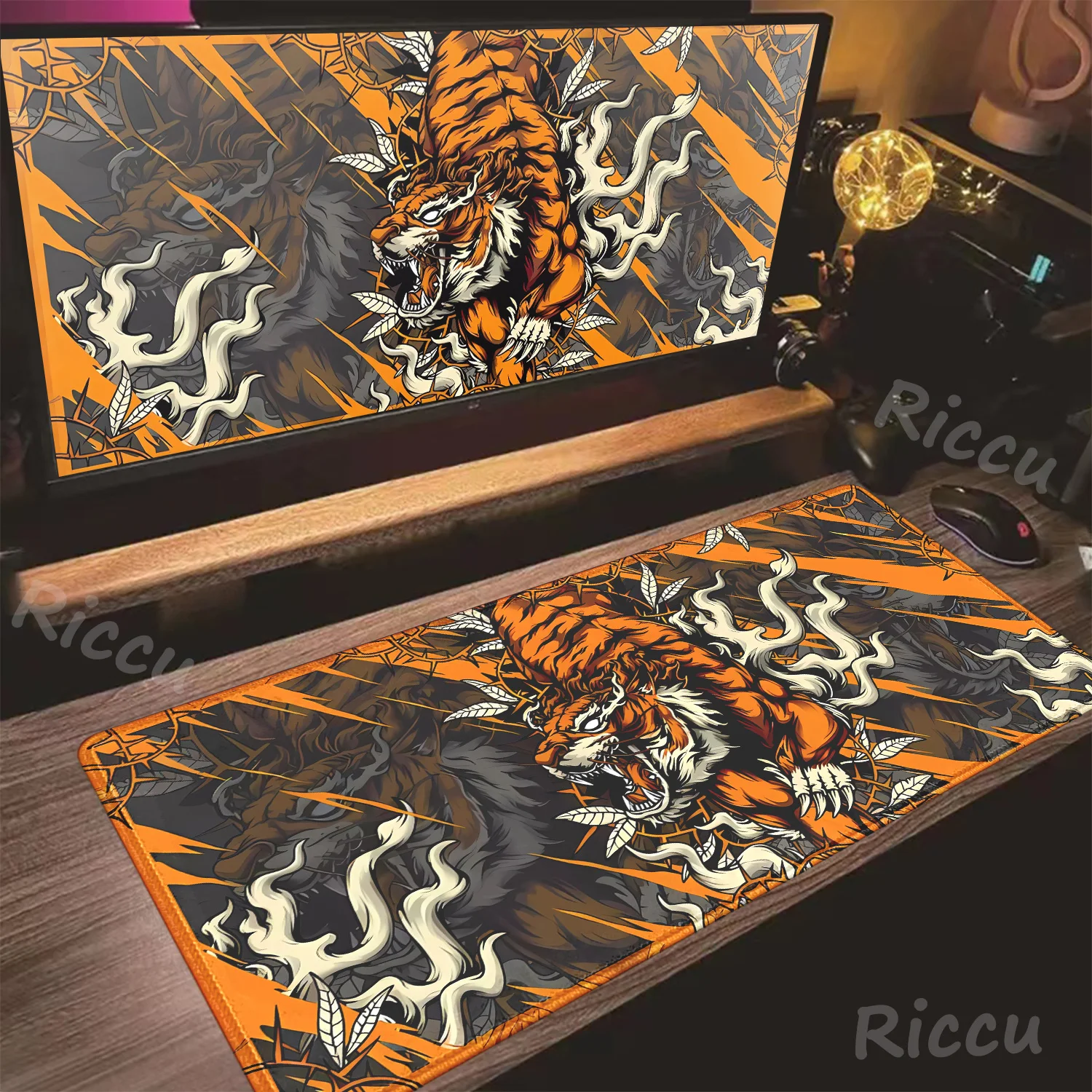 

Large Anime Mouse Pad Gaming Accessories Desk Tiger Mousepad Gamer Deskmat Keyboard Mat Mats Cute Mause Pc E-sports Pads Mice