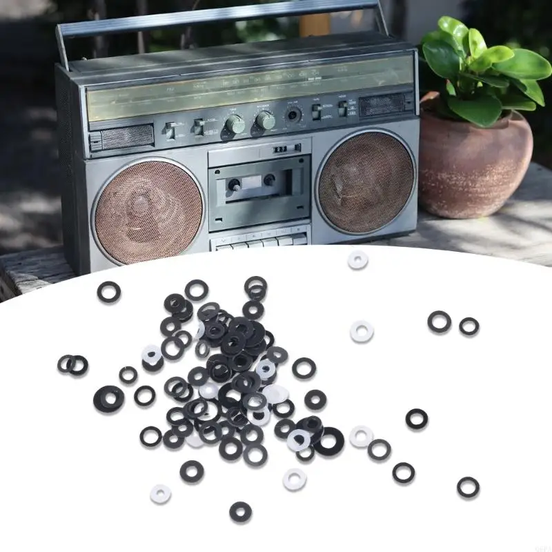 1 مجموعة مقاطع سطح السفينة الشريط قفل لوحات حزام بكرة مشبك متعددة الأغراض للأجهزة السمعية عقد آمن وسهل التركيب