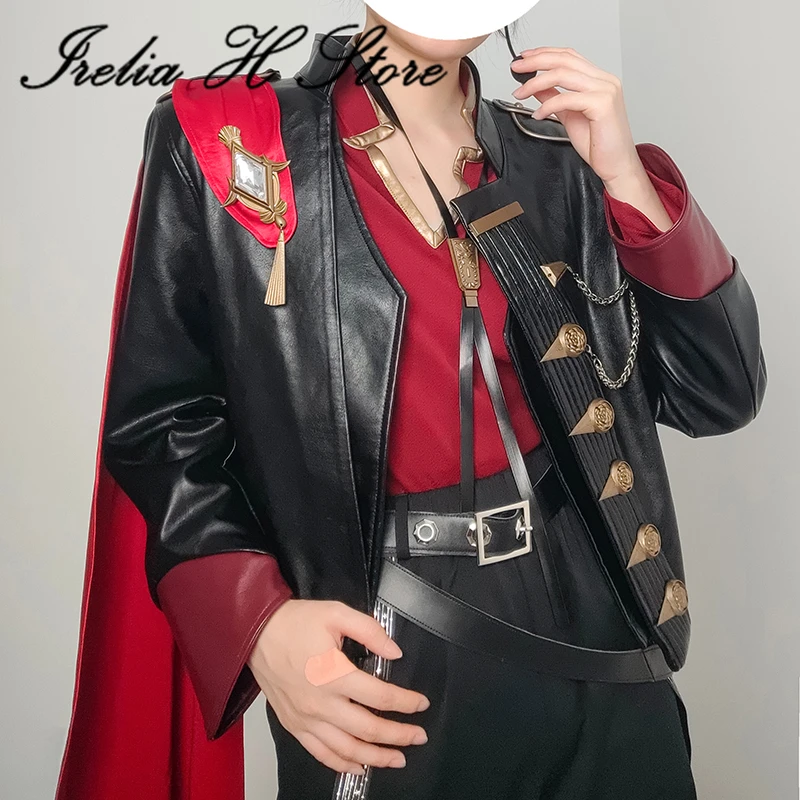 Irelia H Store FF14 مجموعة بتلر أزياء تنكرية سترة معطف السراويل لعبة #2