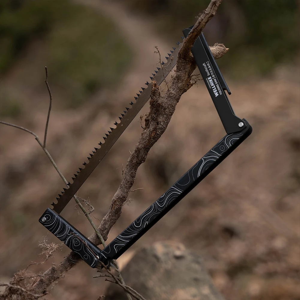 

Складная пила с сумкой для хранения, портативная пила по дереву, складная ручная пила из алюминиевого сплава для кемпинга, инструменты для выживания на открытом воздухе