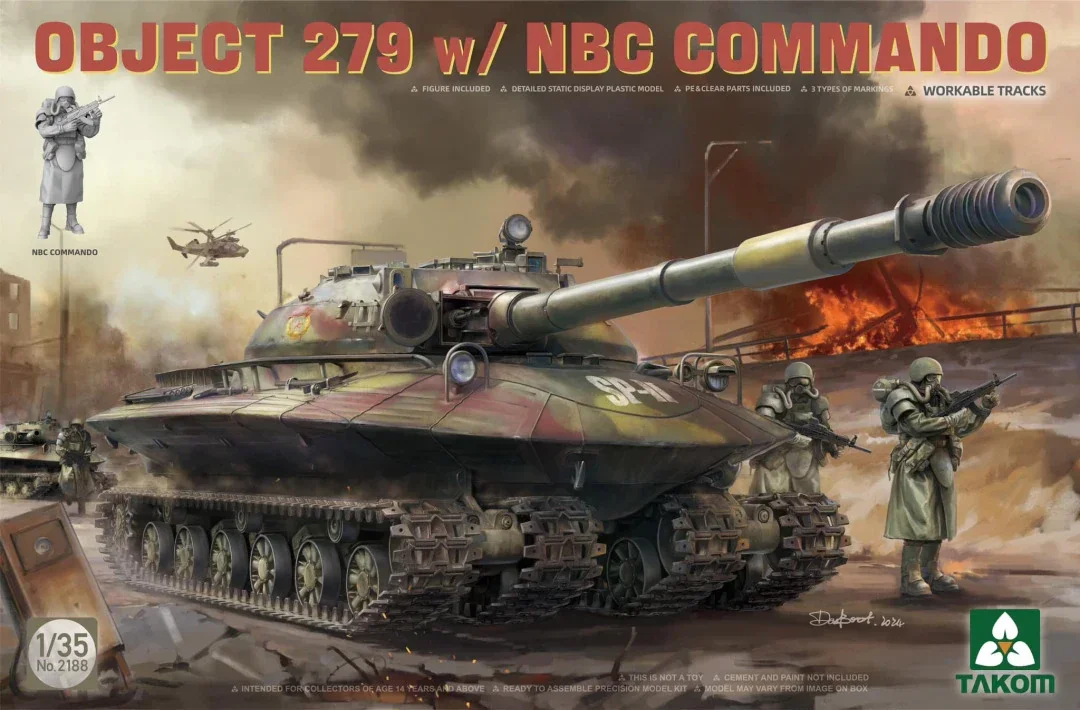 

Набор моделей танка TAKOM 2188 279, инженерный танк с NBC Commander o 1/35