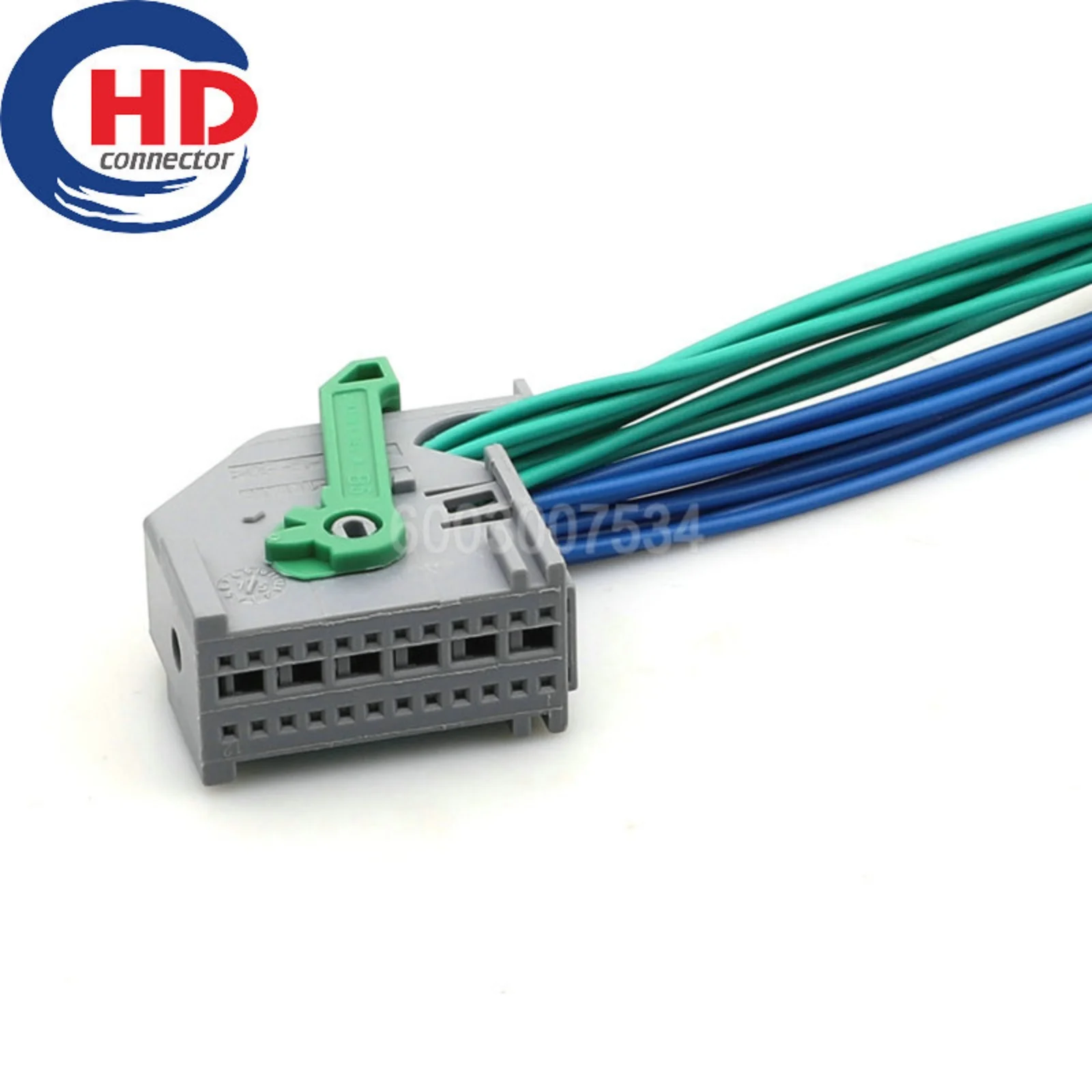 

24-контактный разъем, неизолированный, серия «мама», кабельный штекер, электропроводка для мотоциклов, жгут проводов 284227-1