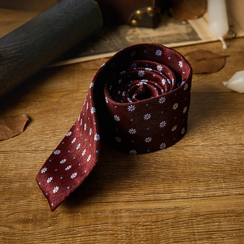 men's-fashion-business-tie-luxury-light-red-floral-handmade-groom-wedding-tie-cajeer-brand-average-width-bow-tie