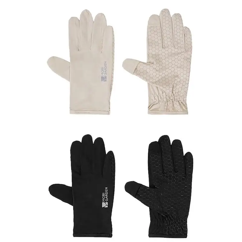 

Sunscreen Gloves Summer Anti-UV Sunscreen Ice Silk Thin Gloves Mesh Sun Protection Driving Gloves Thin Sunscreen Gloves