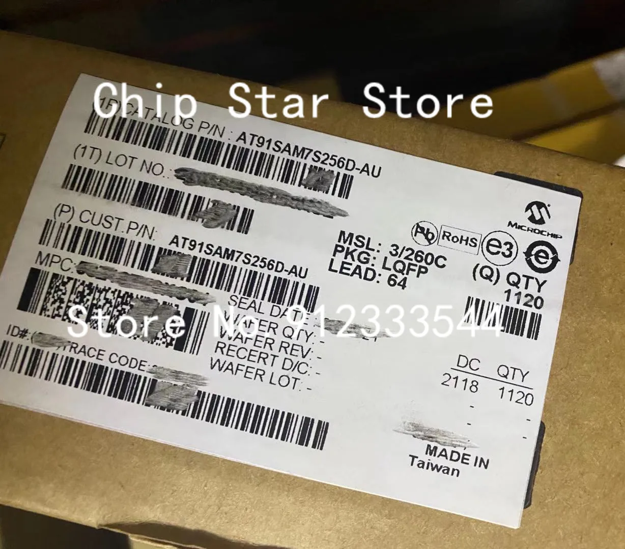 2-10 Uds AT91SAM7S256D-AU AT91SAM7S256D TQFP64 100% nuevo y Original