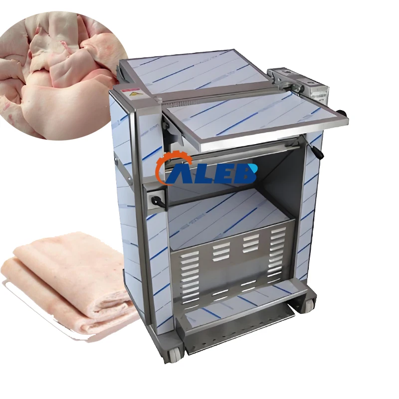 

Automatic Pig Beef Meat Pork Skin Peeler Machine Pig Skin Peeling Removal Separating Machine