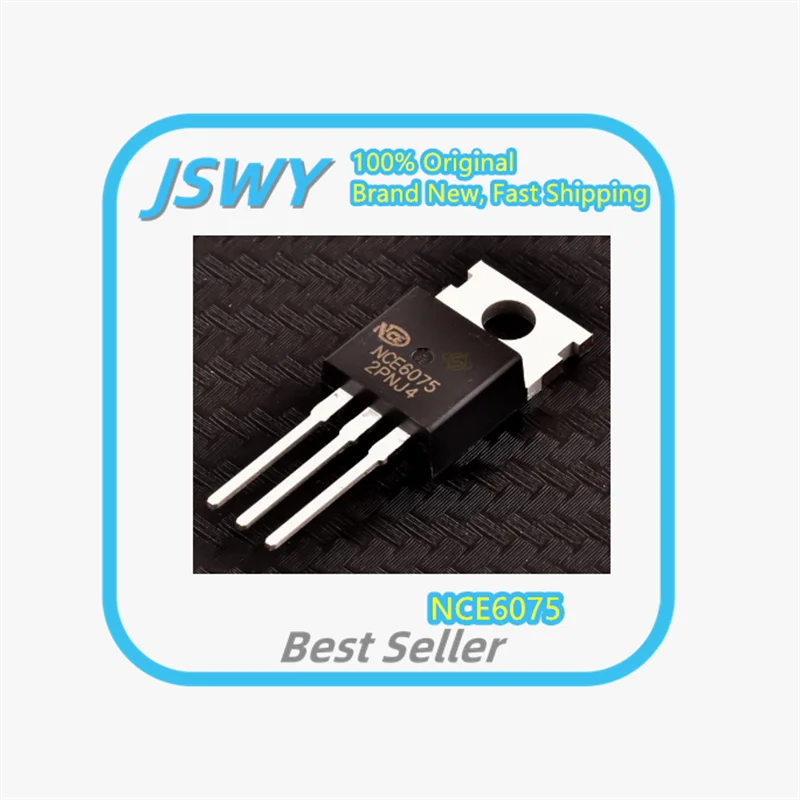 (10/50 pieces) NCE6075K TO-252 60V/75A N-channel MOSFET, Brand New Original Electronics - Fast Shipping
