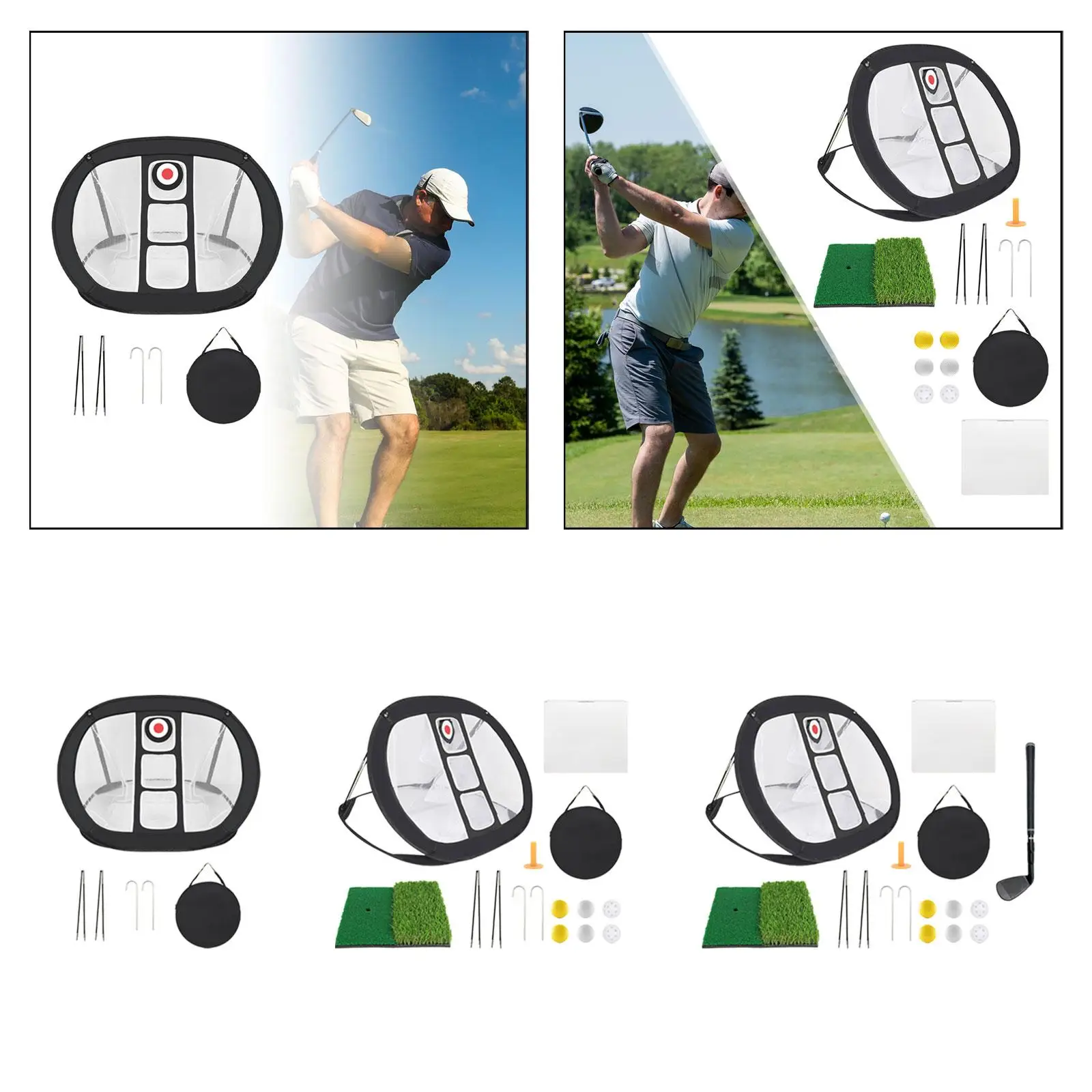 

Golf Chipping Net Foldable Golfing Target Net Golf Practice Net for Practice