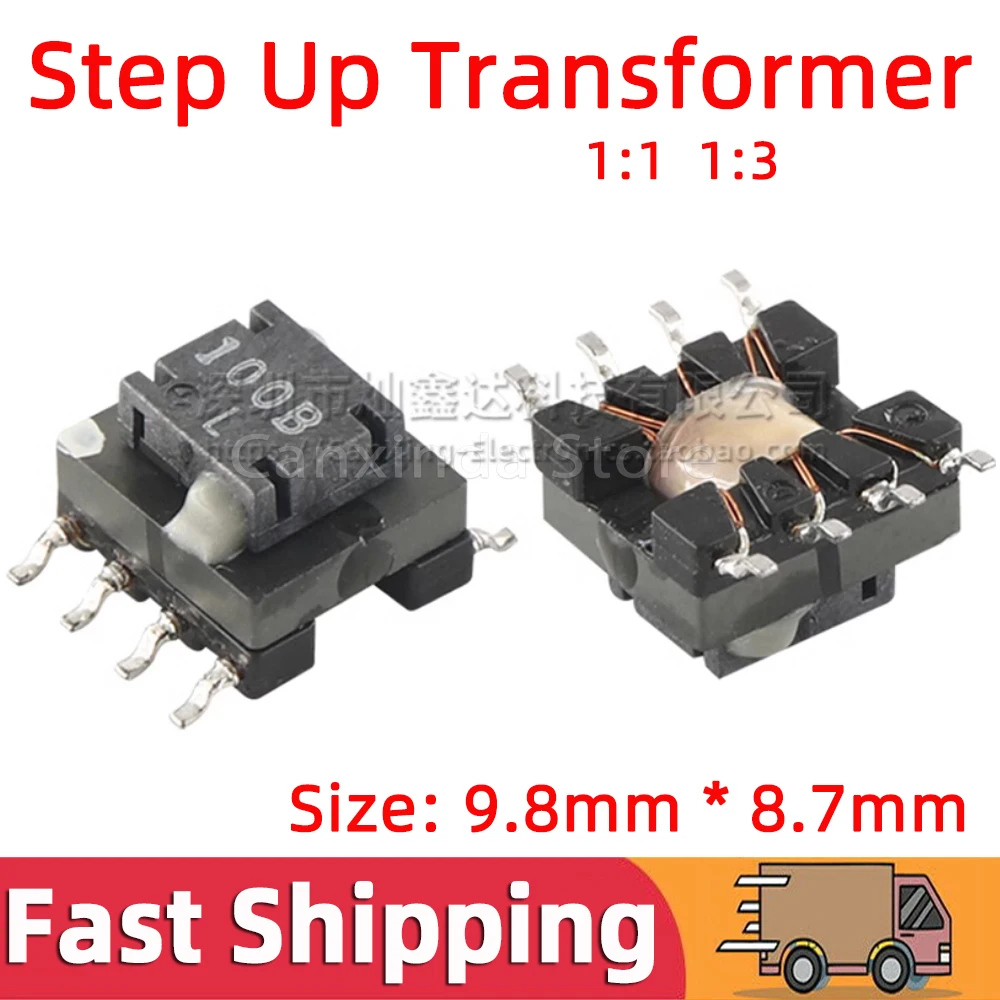 2pcs CEEH96 SMD 500V Isolated High Frequency Signal Coupled Step Up Booster Transformer 1:1 1:3 Multi Winding Transformer