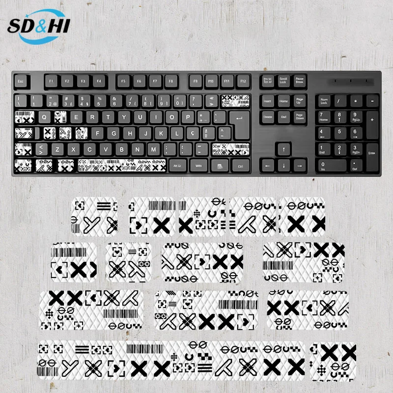 Anti-Slip Mechanical Keyboards Keycap Sticker For Universal Keyboards Gamer Wear-Resistant PC Desktop Laptop Gaming Accessories