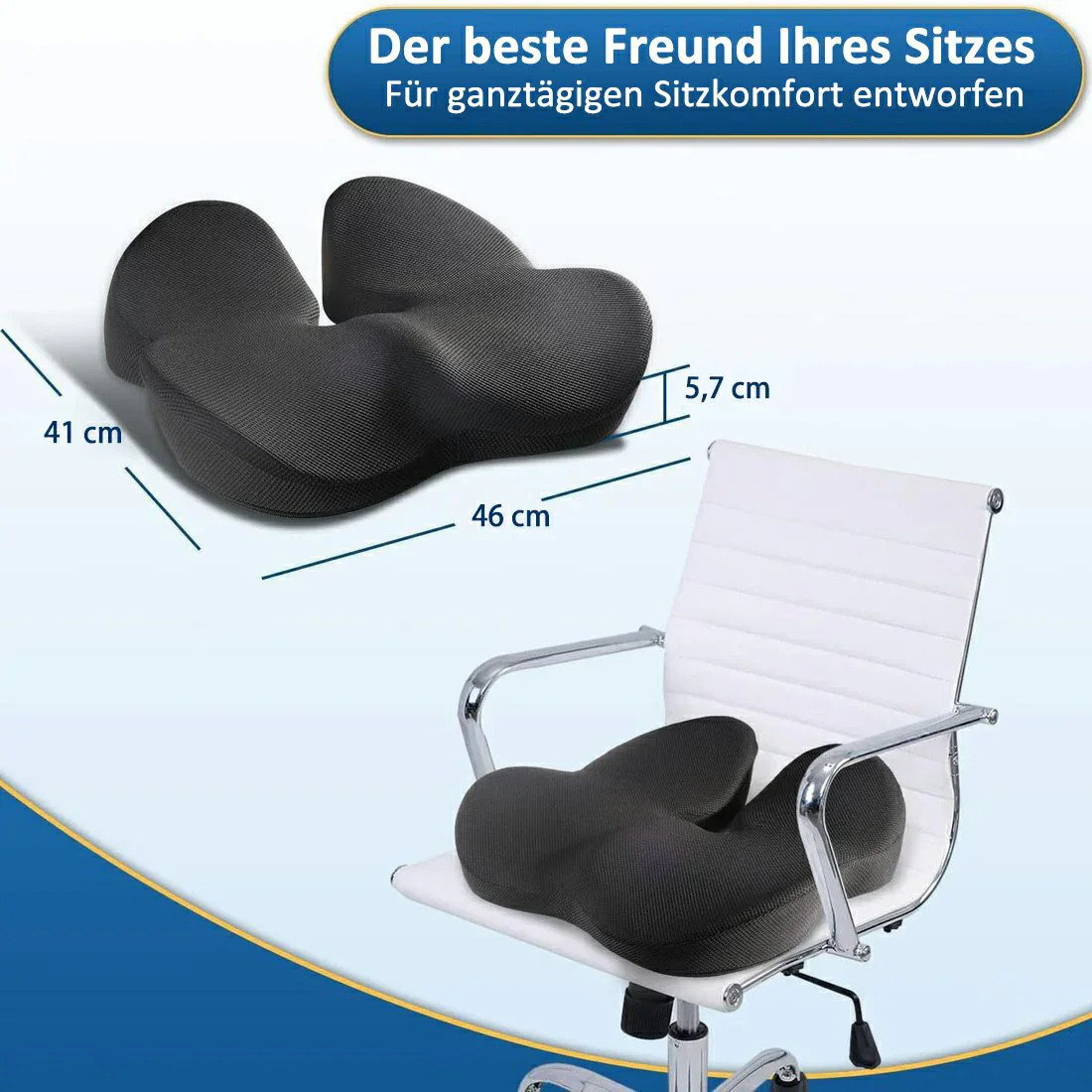 

2025 Explosion Ergonomic Seat Cushion Made From Memory Foam Ergonomic Memory Foam Seat Cushion